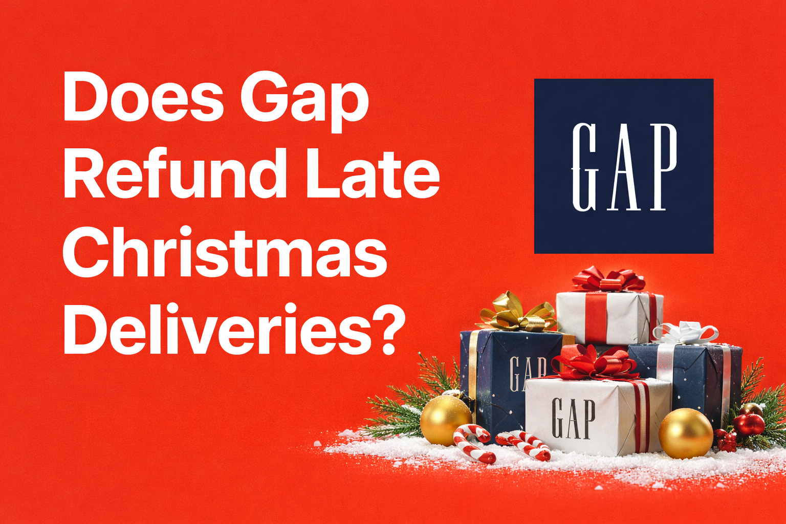 Does Gap Refund Late Christmas Deliveries?